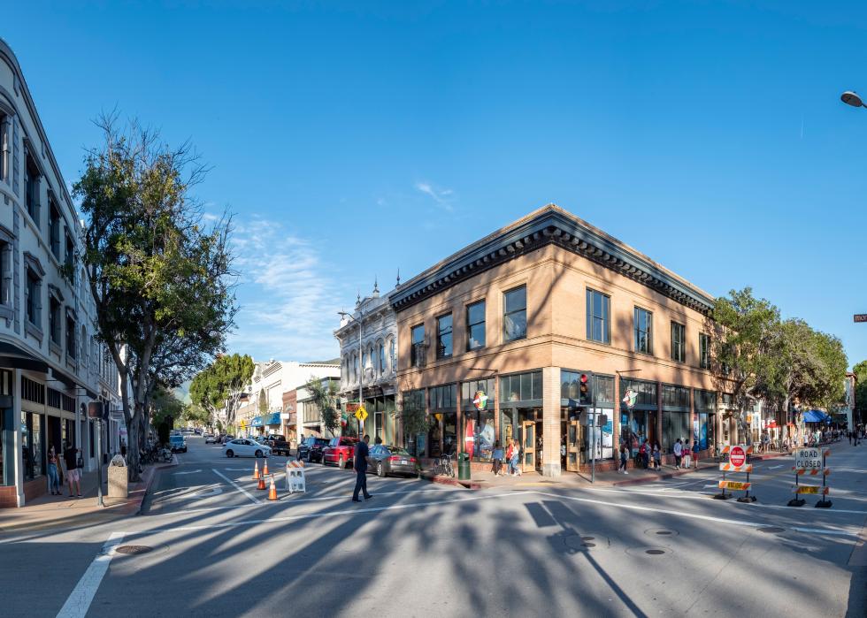 San Luis Obispo at the main historic Monterey Street