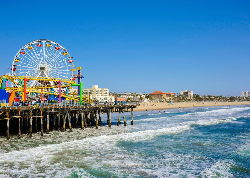Santa Monica Pier.