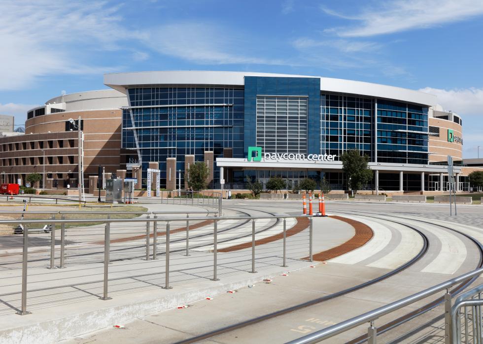 Paycom Center in downtown Oklahoma City