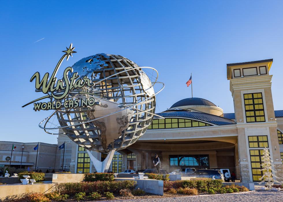 Exterior view of the WinStar World Casino and Resort