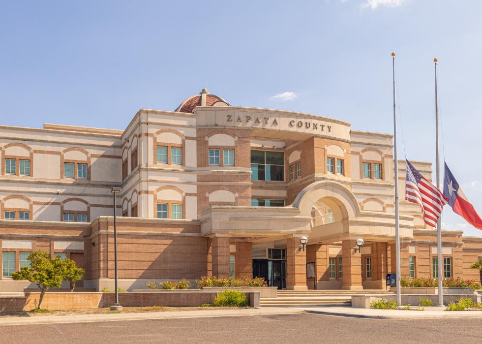 The Zapata County Courthouse.