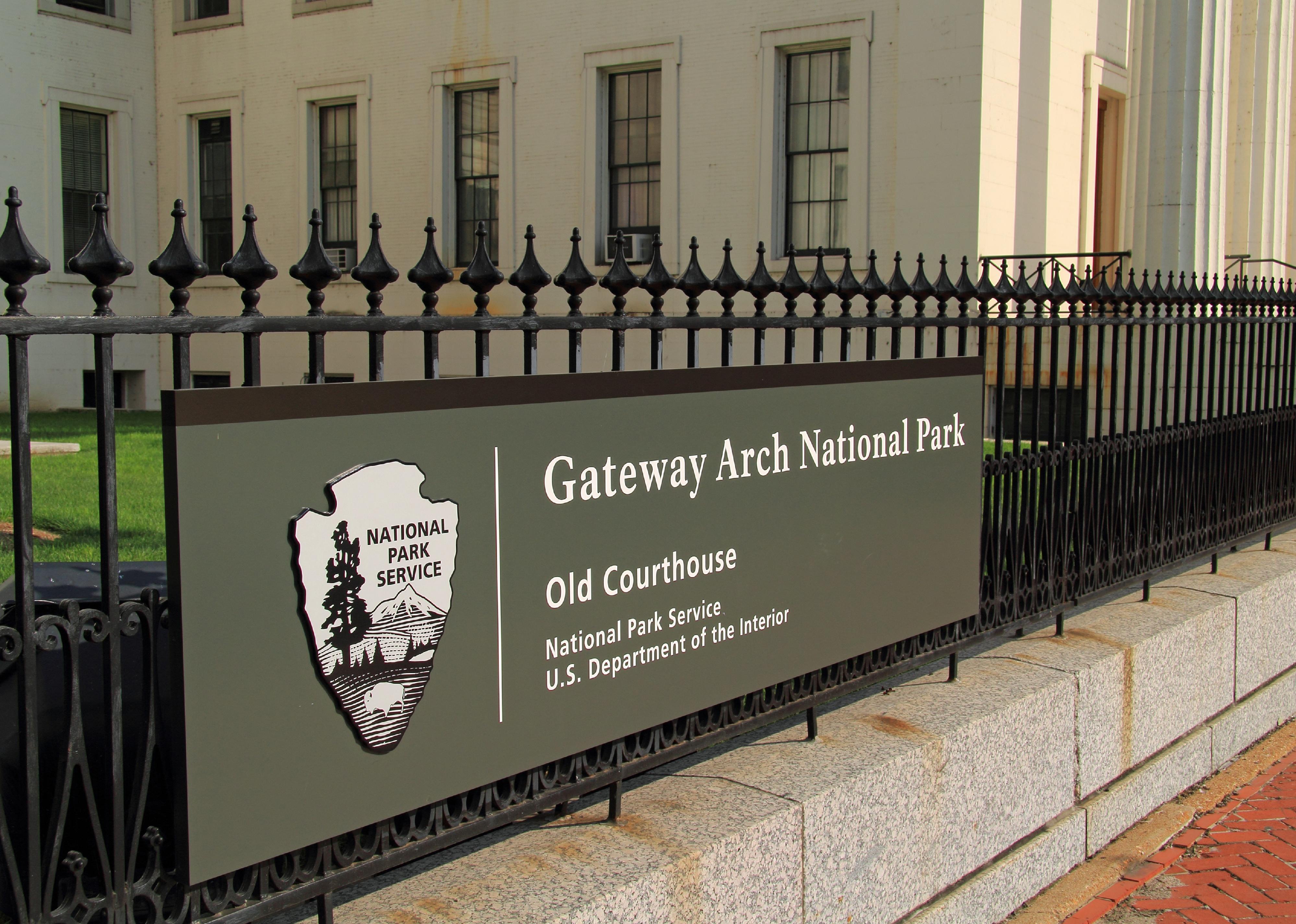 The Old Courthouse, now part of Gateway Arch National Park.