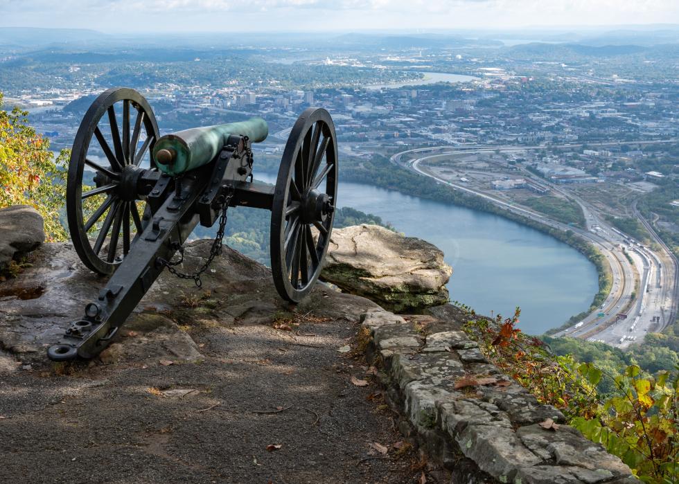 The 12-Pound Napoleon Cannon at Lookout Mountain.