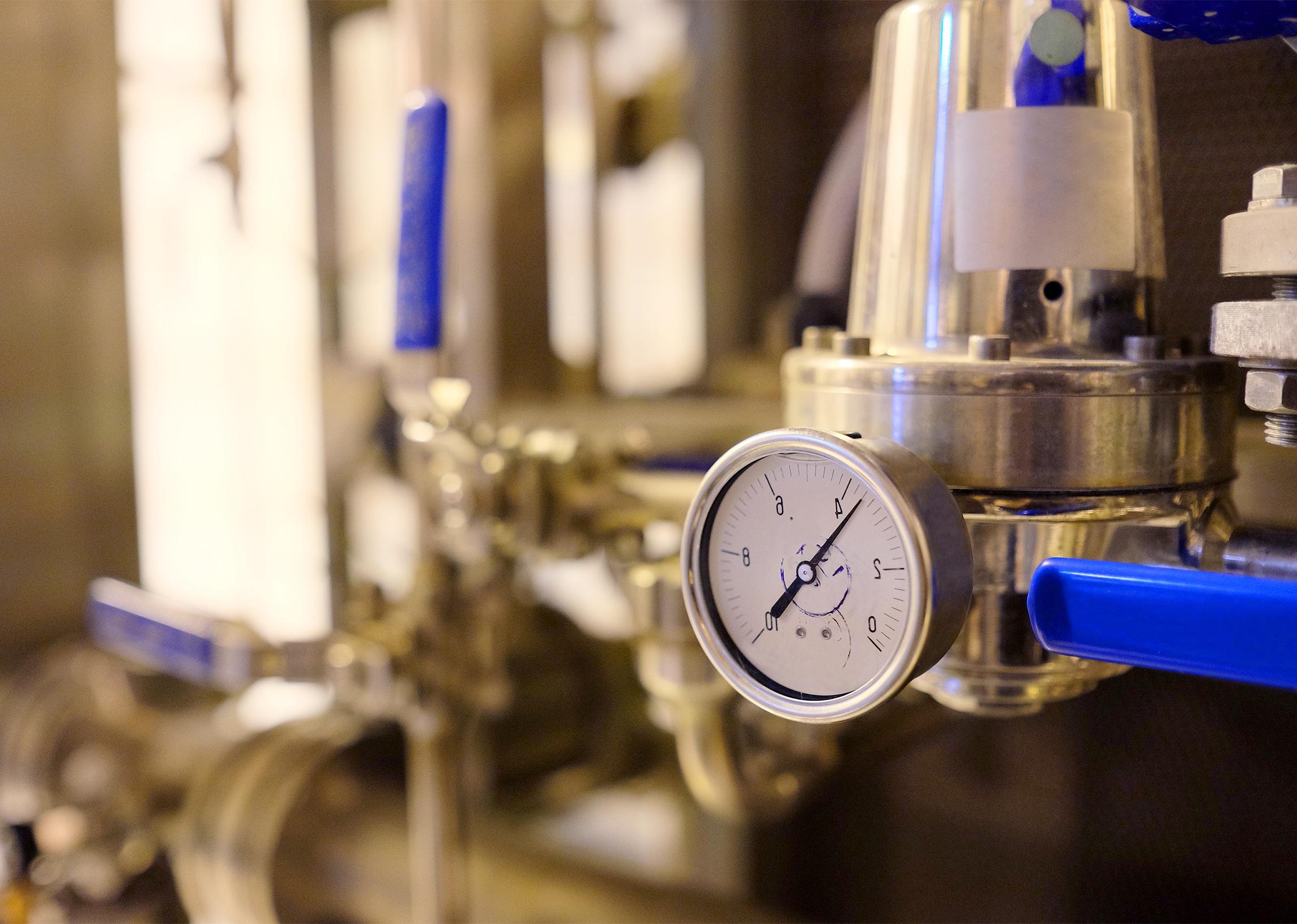 Modern Brewery gauges
