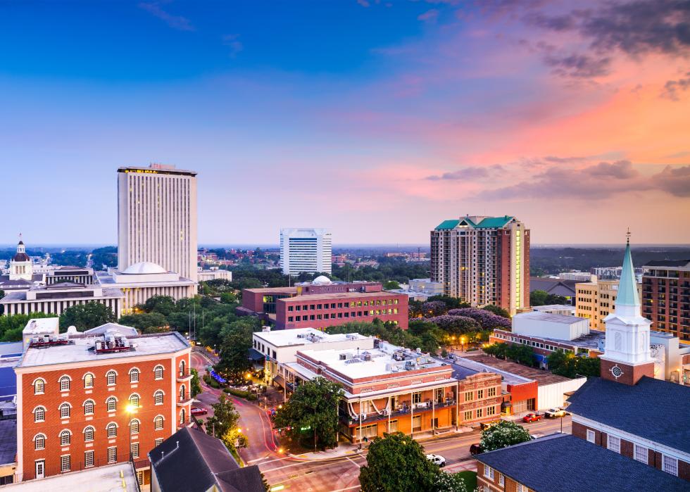 Tallahassee downtown skyline.