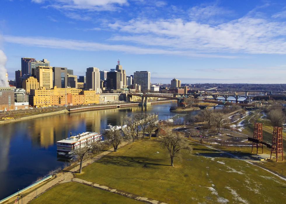 St. Paul skyline in Minnesota