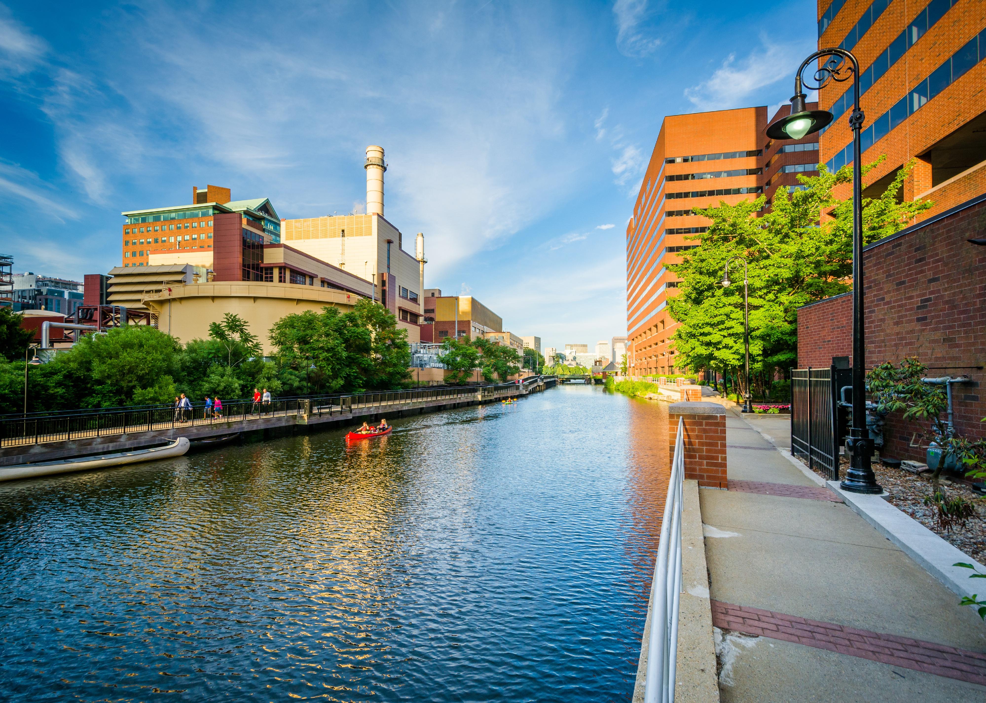 The Broad Canal in Cambridge.