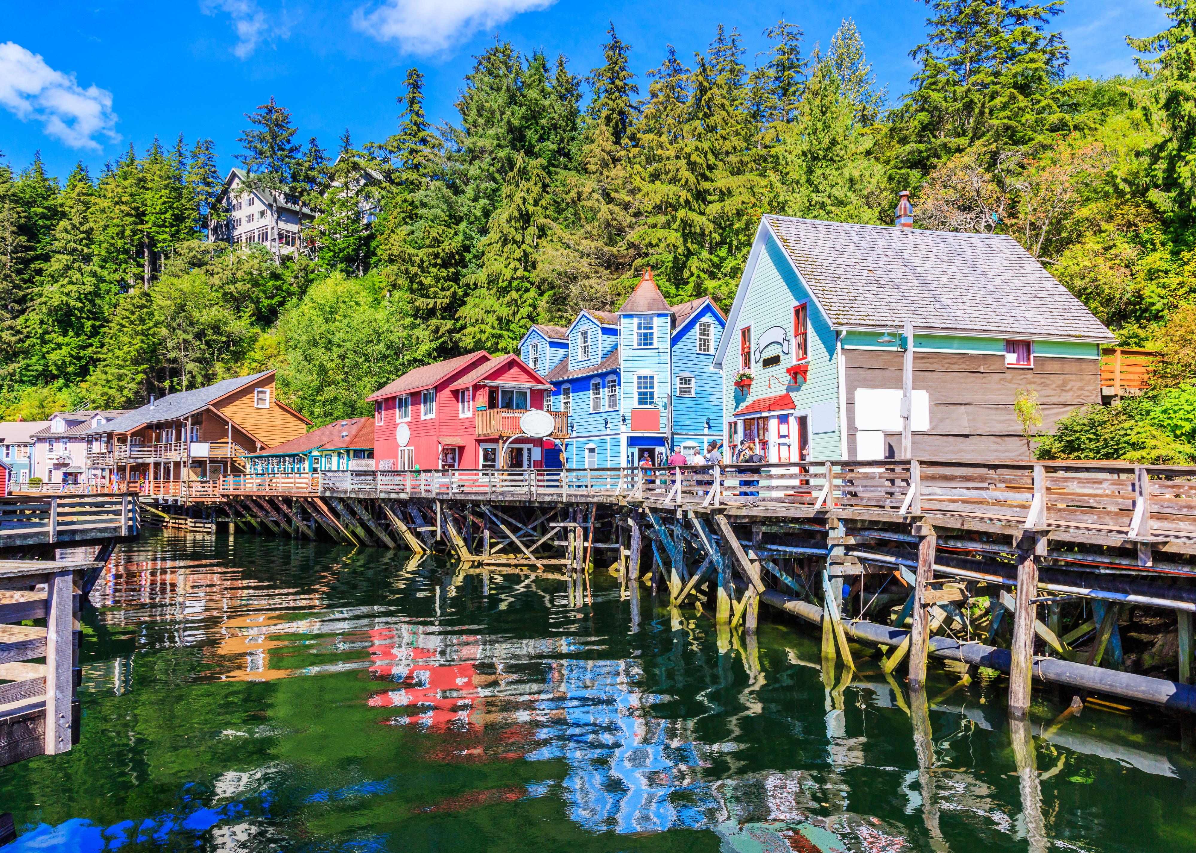 Creek Street in Ketchikan. 