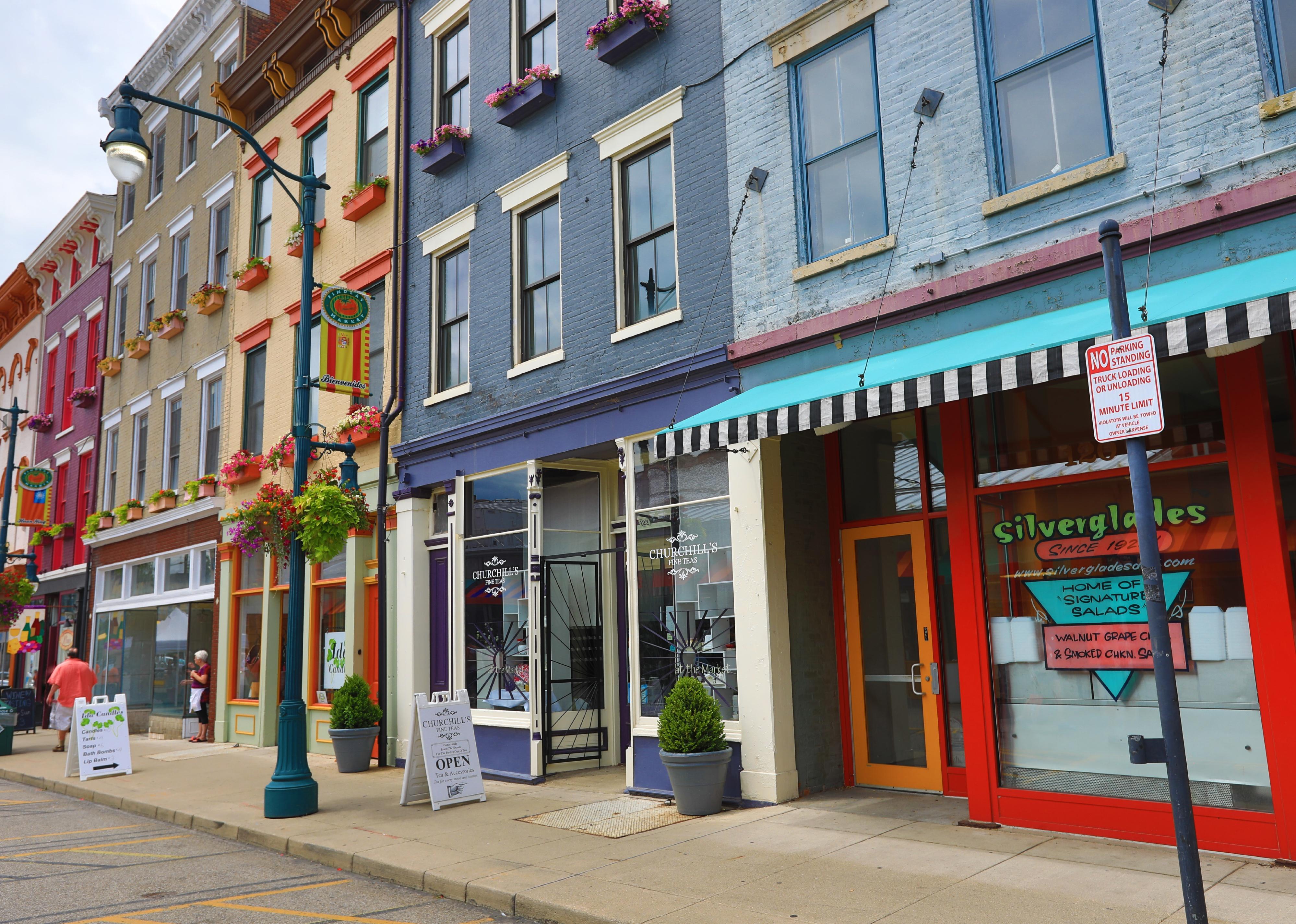 Rhine district in Cincinnati.