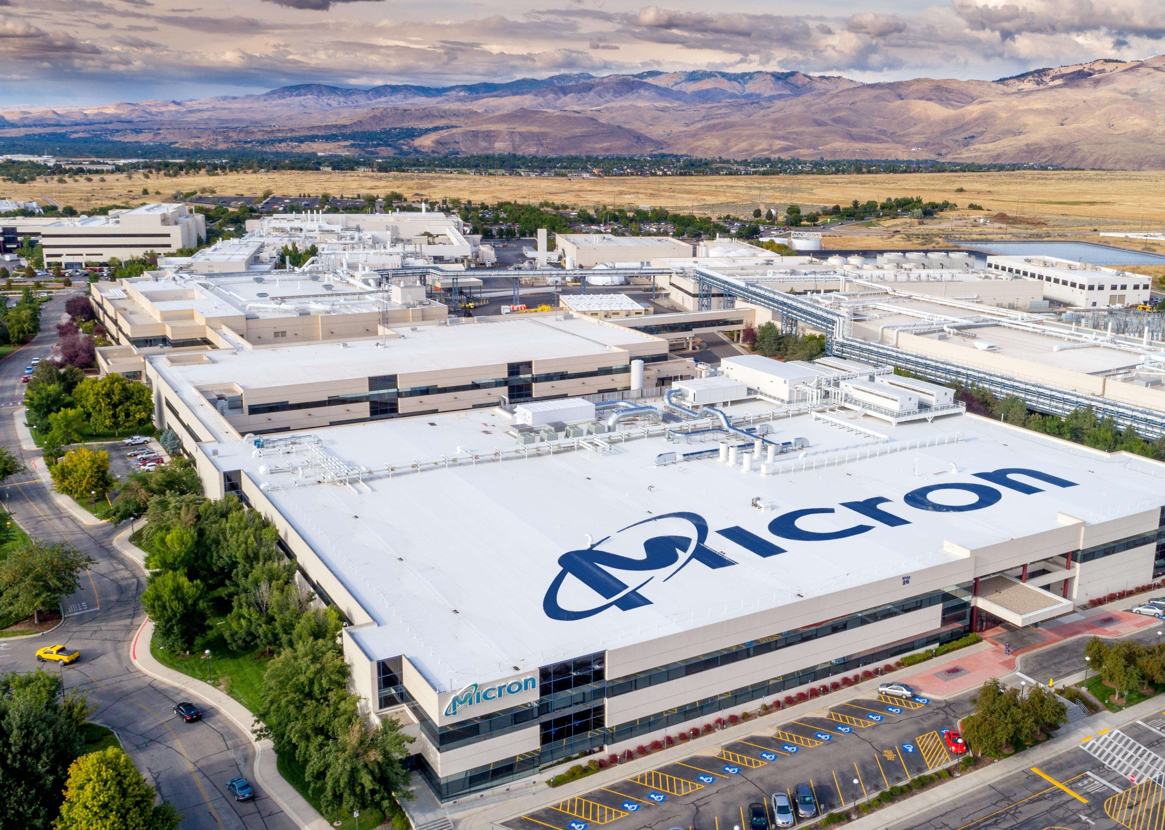 Micron Technology building in Boise.