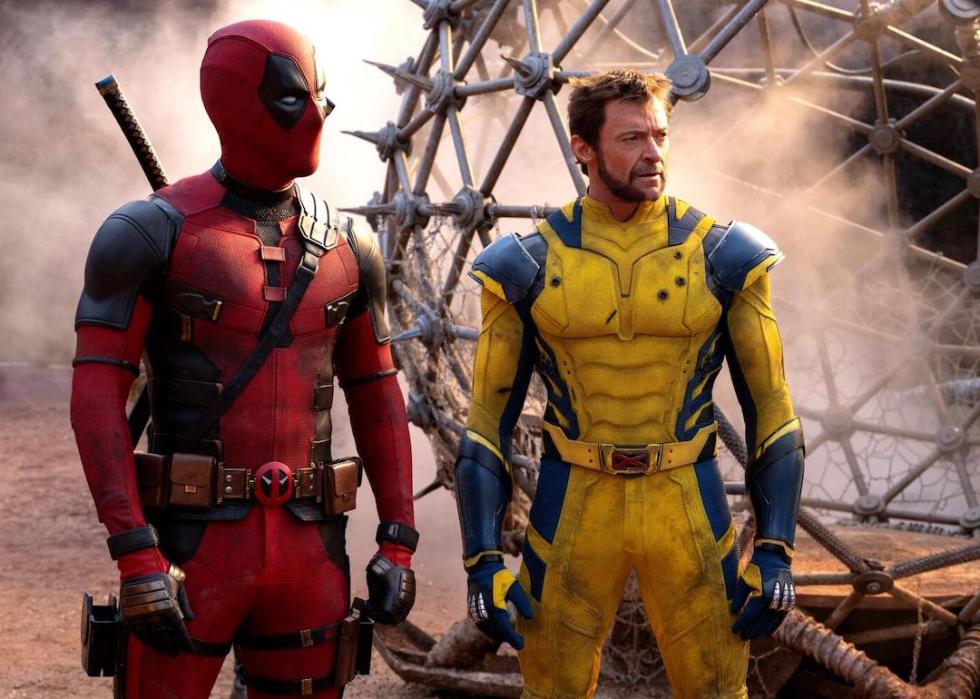Ryan Reynolds and Hugh Jackman in the 2024 smash hit 'Deadpool & Wolverine.'
