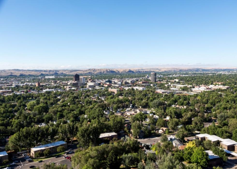 An aerial view of Billings.