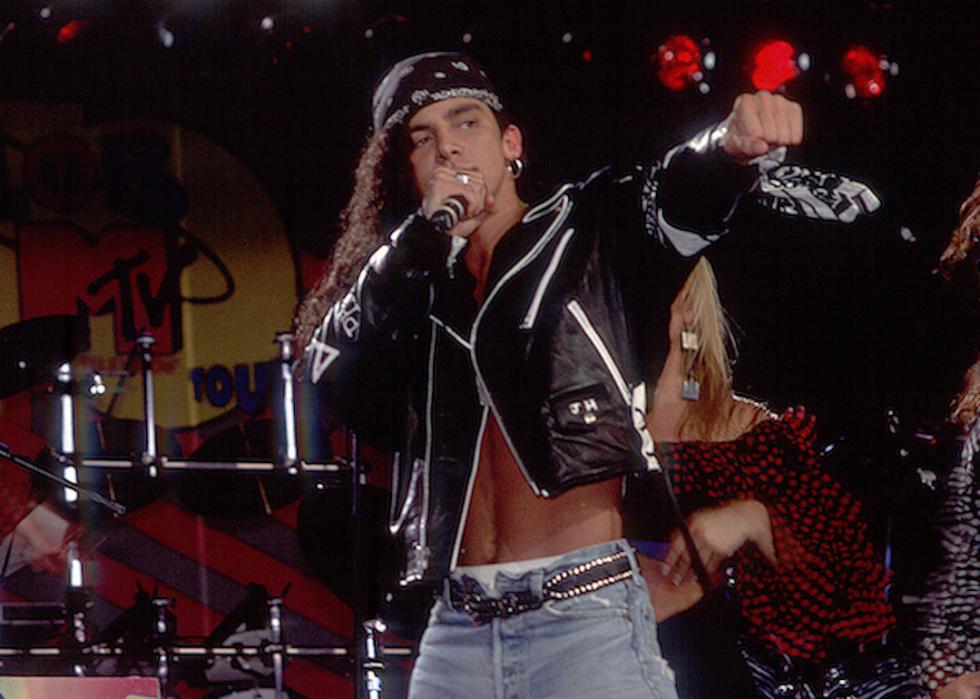 Gerardo performs at the Marcus Amphitheater.