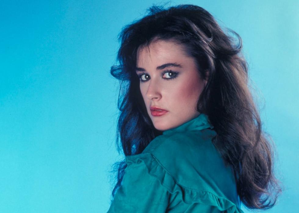 Actress Demi Moore poses for a portrait circa 1982 in Los Angeles City