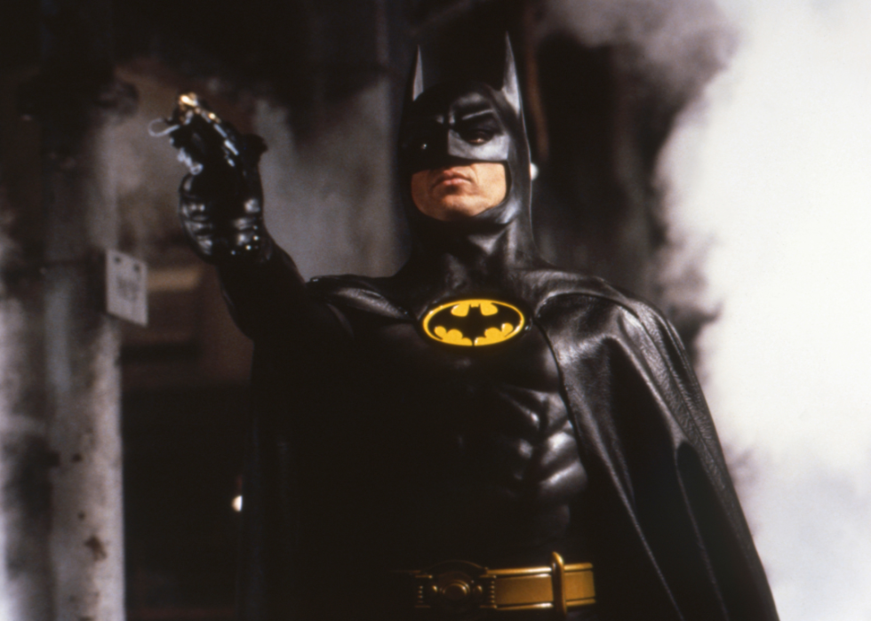 Michael Keaton as Batman.