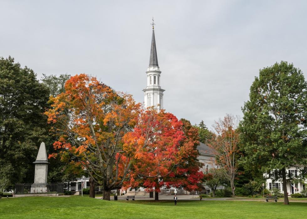 The Battle Green site in Lexington, Massachusetts.