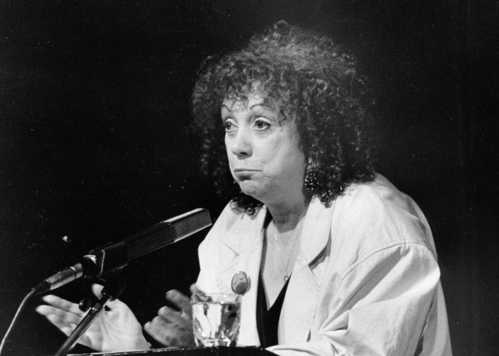 Judith Malina at a German theater.