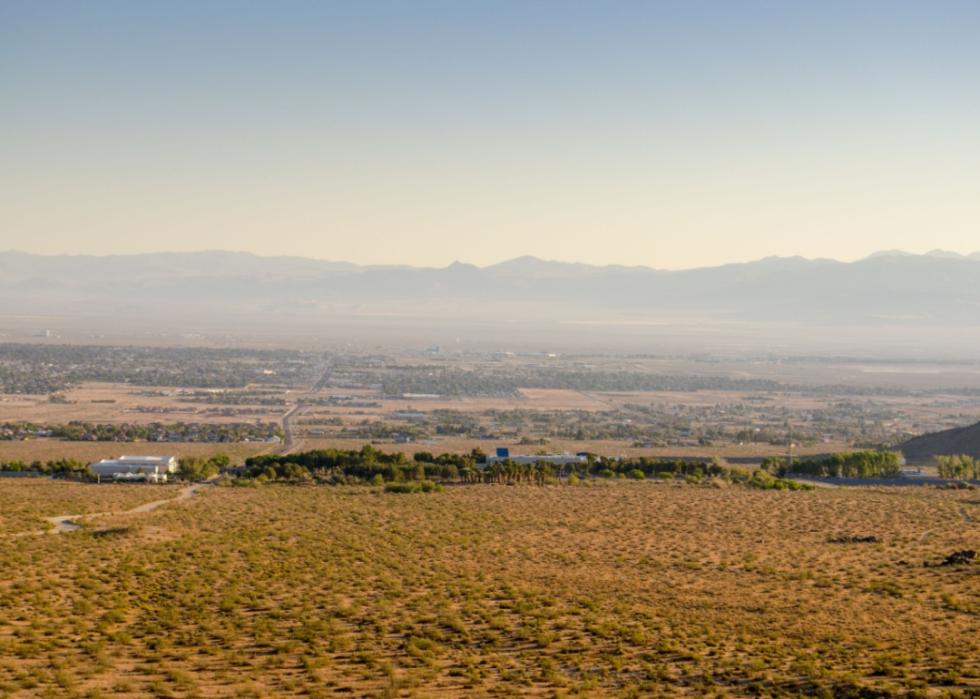 Ridgecrest from the hills above.