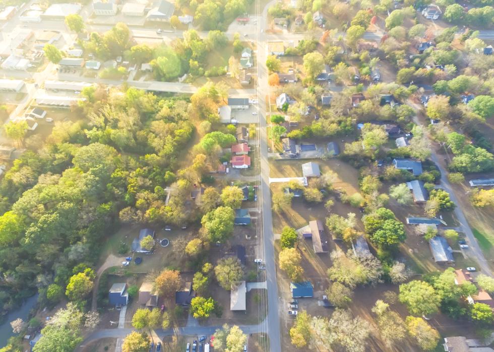 A scenic suburb in Ozark, Arkansas