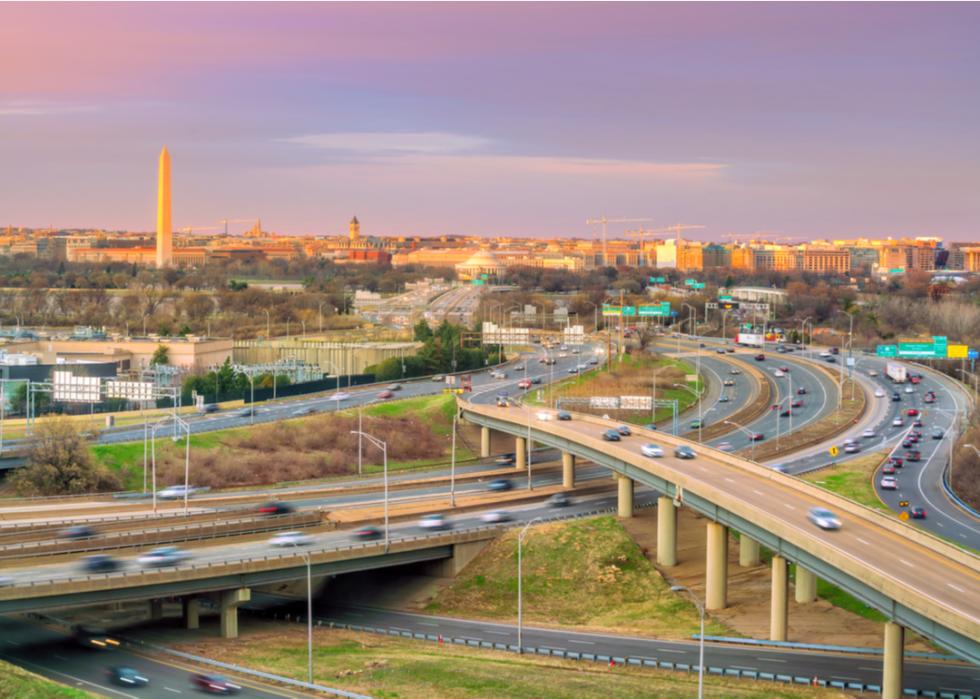 Highways outside of Washington D.C.
