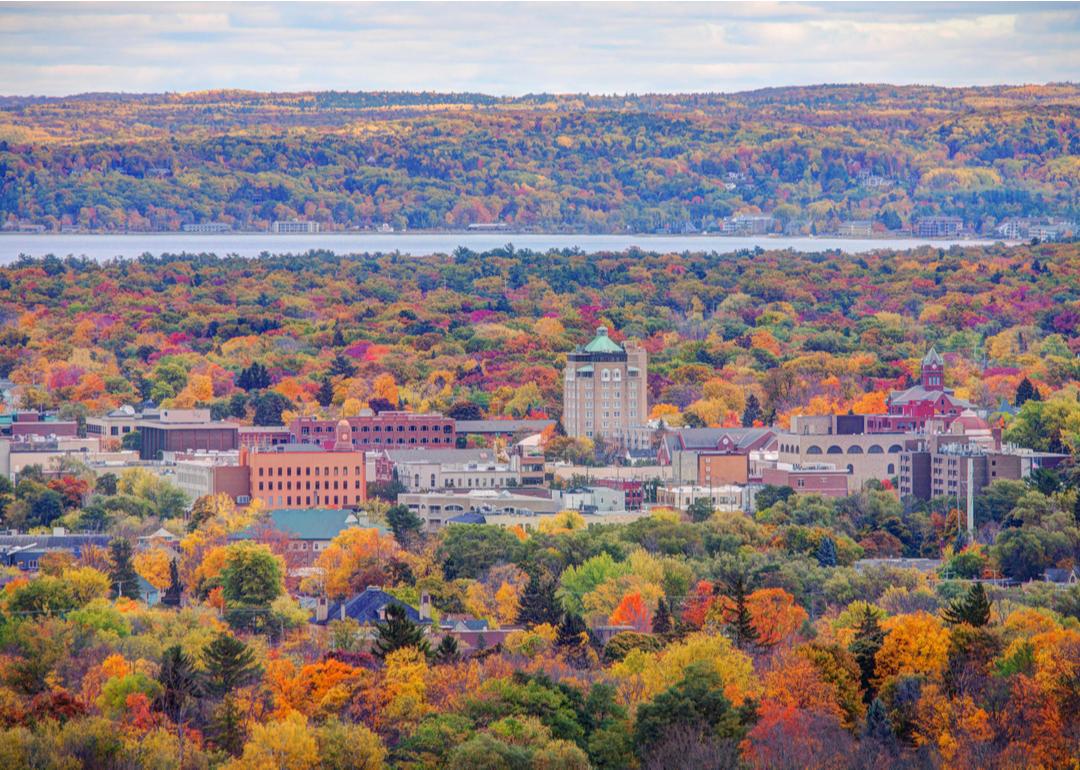 Downtown Traverse City, Michigan.