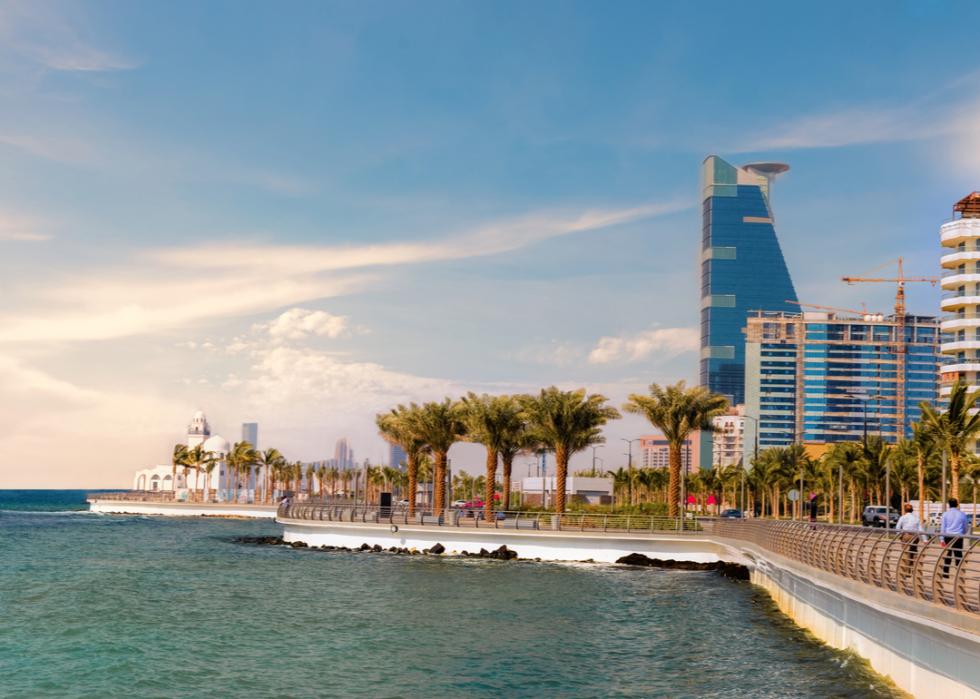 Skyline in Jeddah, Saudi Arabia