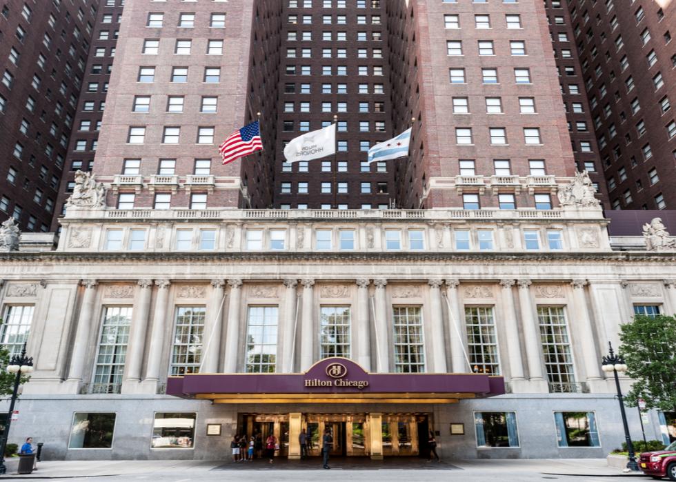 The Hilton Hotel in Chicago