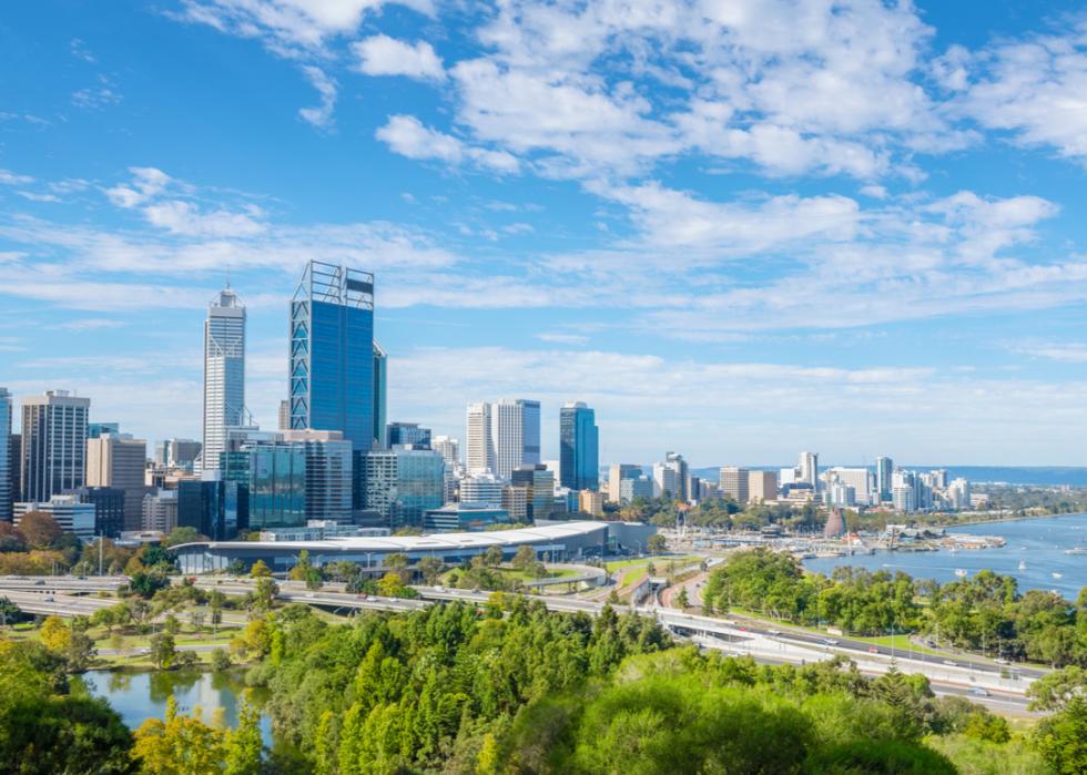 Skyline of Perth, Australia