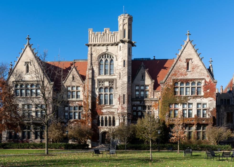 Gothic architecture at the University of Chicago.