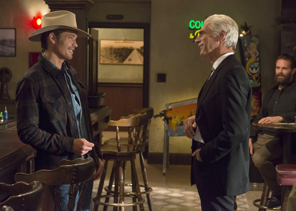 Timothy Olyphant and Sam Elliott.