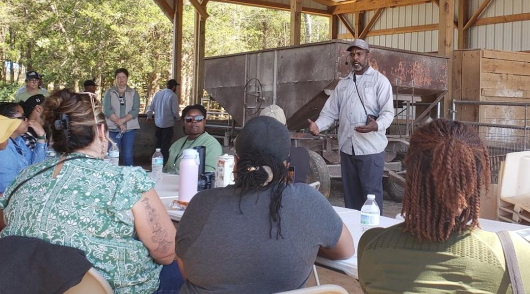Travis Cleaver, head of Cleav's Family Market, answers questions from new and experienced growers.