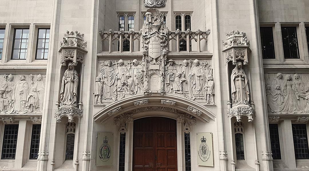 The Middlesex Guildhall, a court building housing the Supreme Court of the United Kingdom.