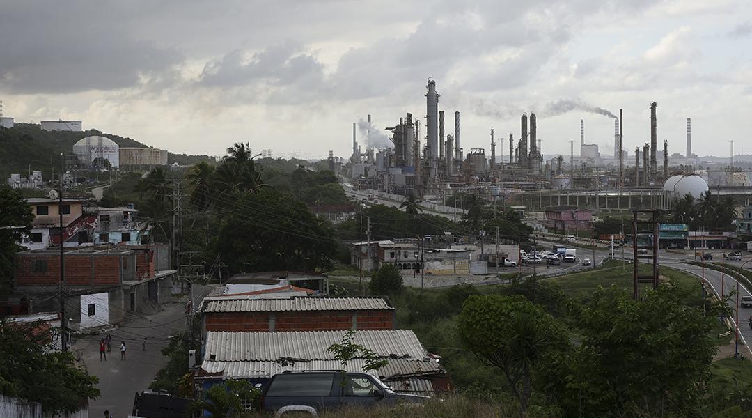 A view of the El Palito refinery of PDVSA, a Venezuelan state oil company.